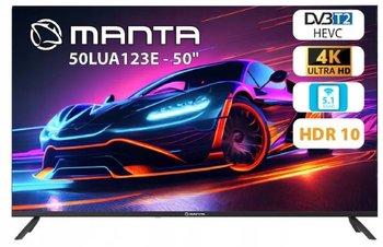 Telewizor Manta 50LUA123E Smart 4K-UHD DVB-T2 LED - Manta