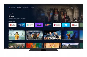 Telewizor QLED 50" Smart TV TOSHIBA 50QA7D63DG 4K Android DVB-T2 Bezramkowy - Toshiba