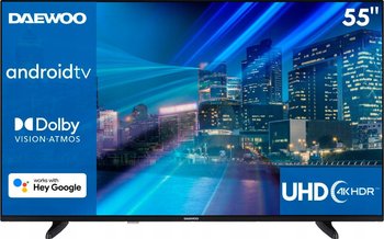 Telewizor Smart TV LED 55" Daewoo 55DM72UAD 4K UHD HDR DVB-T2 HEVC Android - Daewoo