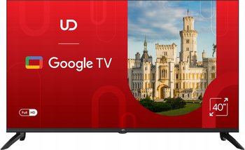Telewizor Ud 40 Cali Led Full Hd Smart Google Tv Wifi Dvbt T2 Hevc Czarny - Inny producent