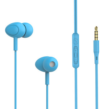 Tellur Basic Gamma Wired In-Ear Headphones With Microphone, Blue - ABN SYSTEMS INTERNATIONAL