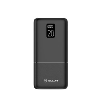 Tellur Pd202 Boost Pro 20000Mah Power Bank 2Xqc3.0 22.5W + Pd 20W, Lcd Display, Black - ABN SYSTEMS INTERNATIONAL