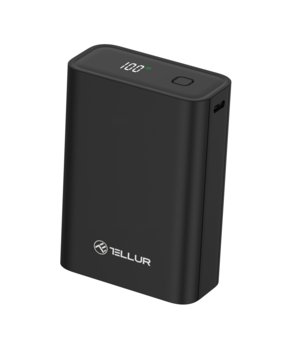 Tellur Pd702 Compact Pro 20000Mah Power Bank Qc3.0 22.5W + Pd20W, Lcd Display, Black - ABN SYSTEMS INTERNATIONAL