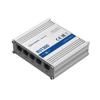 Teltonika Router Przewodowy RUT300 5xLAN/WAN  Fast Ethernet - Teltonika