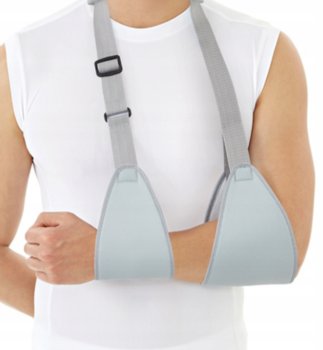 Temblak odciążający na rękę bark gips po kontuzji LEKKI PRZEWIEWNY NA LATO - Dr.Med