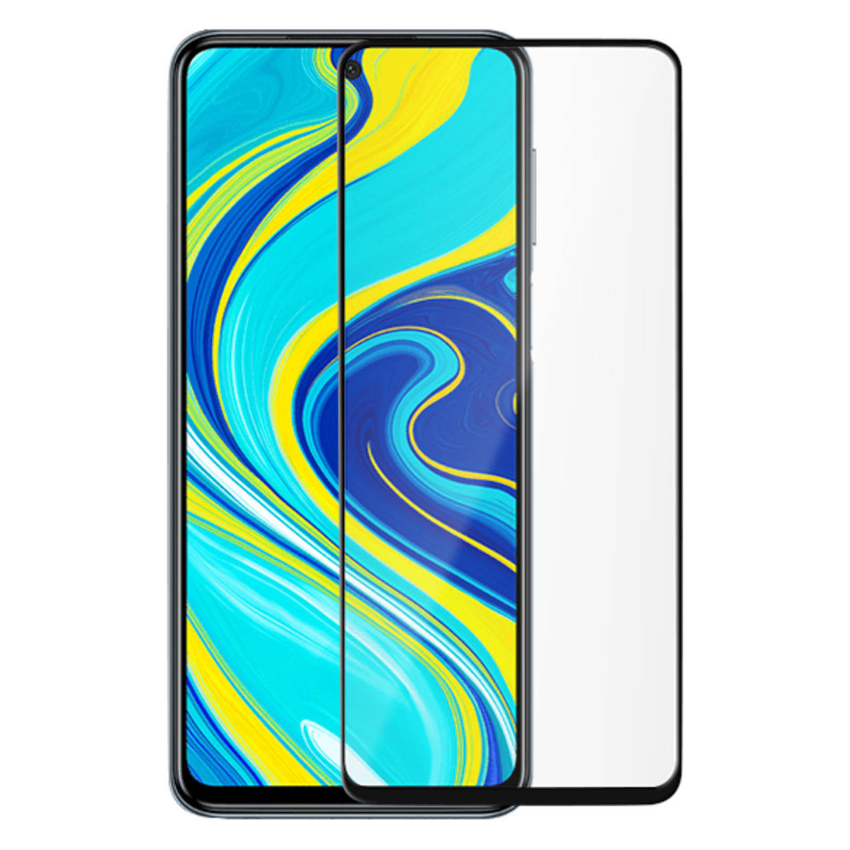 Tempered Glass Screen Protector for Redmi Note 9 Pro Max/9 Pro/9S Black ...