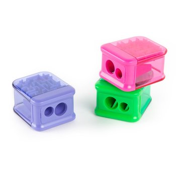 Temperówka podwójna z pojemnikiem i grą Labirynt Kidea - KIDEA