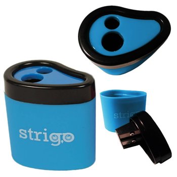 Temperówka podwójna z pojemnikiem jumbo STRIGO - Strigo