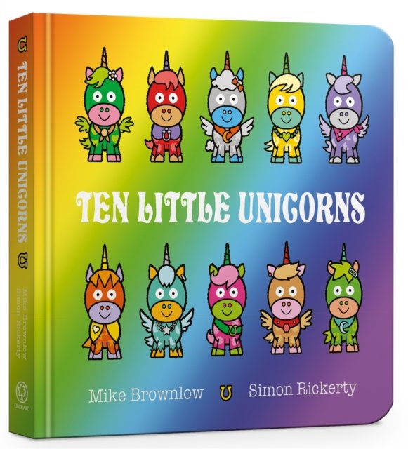 Ten Little Unicorns Board Book - Brownlow Mike | Książka w Empik