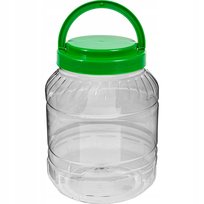 TERDENS - Słoik - Pojemnik plastikowy na ogórki - 3 L TERDENS