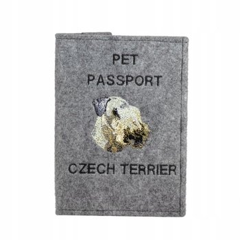 Terier czeski Haftowany pokrowiec na paszport - Inna marka