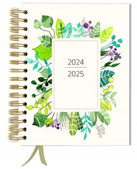 Terminarz 2024-2025 kalendarz 2dni=1strona A5+ książkowy dowolny miesiąc - TADAPLANNER