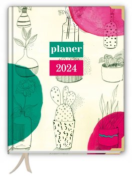 Terminarz 2024 Tadaplanner Książkowy Szyty Tygodniowy A5+ Kalendarz Roczny - TADAPLANNER