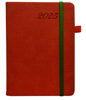 Terminarz, A6, krokodylek, pomarańczowy - Artsezon