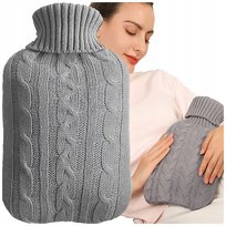 TERMOFOR DUŻY 2L SWETER GUMOWY POKROWIEC OGRZEWACZ DO RĄK NA WODĘ PREZENT