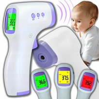 Termometr Bezdotykowy Medyczny Na Podczerwień Lekarski Lcd Bardzo Dokładny