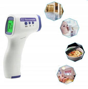 Termometr Bezdotykowy Na Podczerwień Elektroniczny Dla Dzieci I Dorosłych - DMR