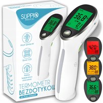 TERMOMETR BEZDOTYKOWY NA PODCZERWIEŃ LCD ELEKTRONICZNY SZYBKI POMIAR 1S