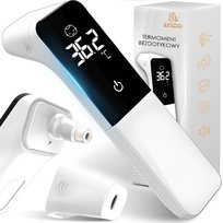 Termometr Bezdotykowy Na Podczerwień Medyczny Lcd Alarm Gorączki Do Ucha Czoła retoo