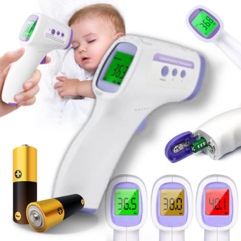 Termometr Bezdotykowy Na Podczerwień Z Bateriami - Mixparty