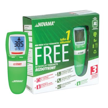 Termometr bezdotykowy NOVAMA Free Colors Fresh Green - Novama