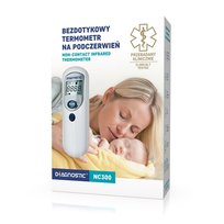 Termometr bezkontaktowy na podczerwień DIAGNOSTIC NC300, biały Diagnosis
