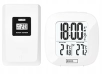 Termometr bezprzewodowy zewnętrzny wewnętrzny LCD E0127 Emos