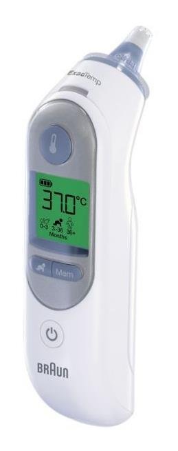 Braun Termometr BRAUN ThermoScan 7 IRT6520 biały