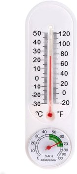 Termometr do szklarni, higrometr, termometr min. max. min., klasyczny design, cyfrowy termometr do roślin ogrodowych, wilgotność, ścienny, Hacc - Inny producent