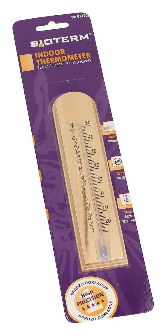Termometr drewniany TADAR, 185x43 mm