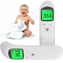 TERMOMETR ELEKTRONICZNY BEZDOTYKOWY LCD NA PODCZERWIEŃ DOKŁADNY