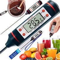 Termometr Elektroniczny Kuchenny z Sondą Cyfrową HH73 MARTOM