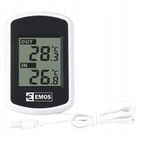 Termometr elektroniczny zewnętrzny wewnętrzny LCD E0041 Emos