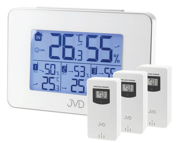 Termometr JVD T3364.1 trzy sondy - JVD