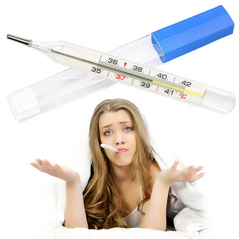 Termometr Lekarski Szklany Tradycyjny Klasyczny - decortrend