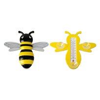 Termometr OKIENNY PSZCZOŁA na przyssawki okno 20cm Esschert Design