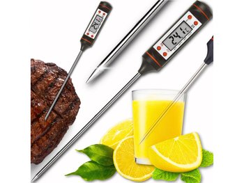Termometr Szpilkowy Lcd Sonda Kuchenny Mięsa Wina - PrzydaSie.pl