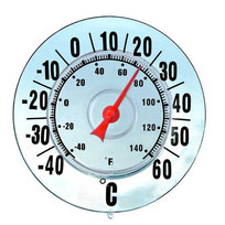 Termometr zaokienny, montaż bez wiercenia, Ø 18 cm, WENKO