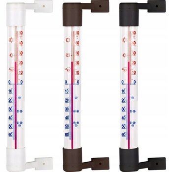 Termometr zewnętrzny samoprzylepny rurkowy średni - browin