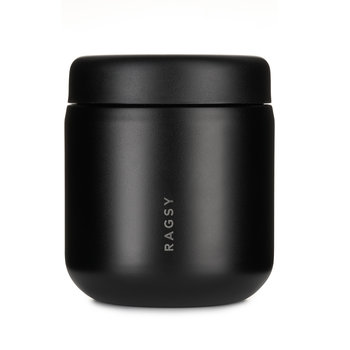 Termos na jedzenie / lunch box termiczny ze stali Food Jar 480 ml - Black - Ragsy