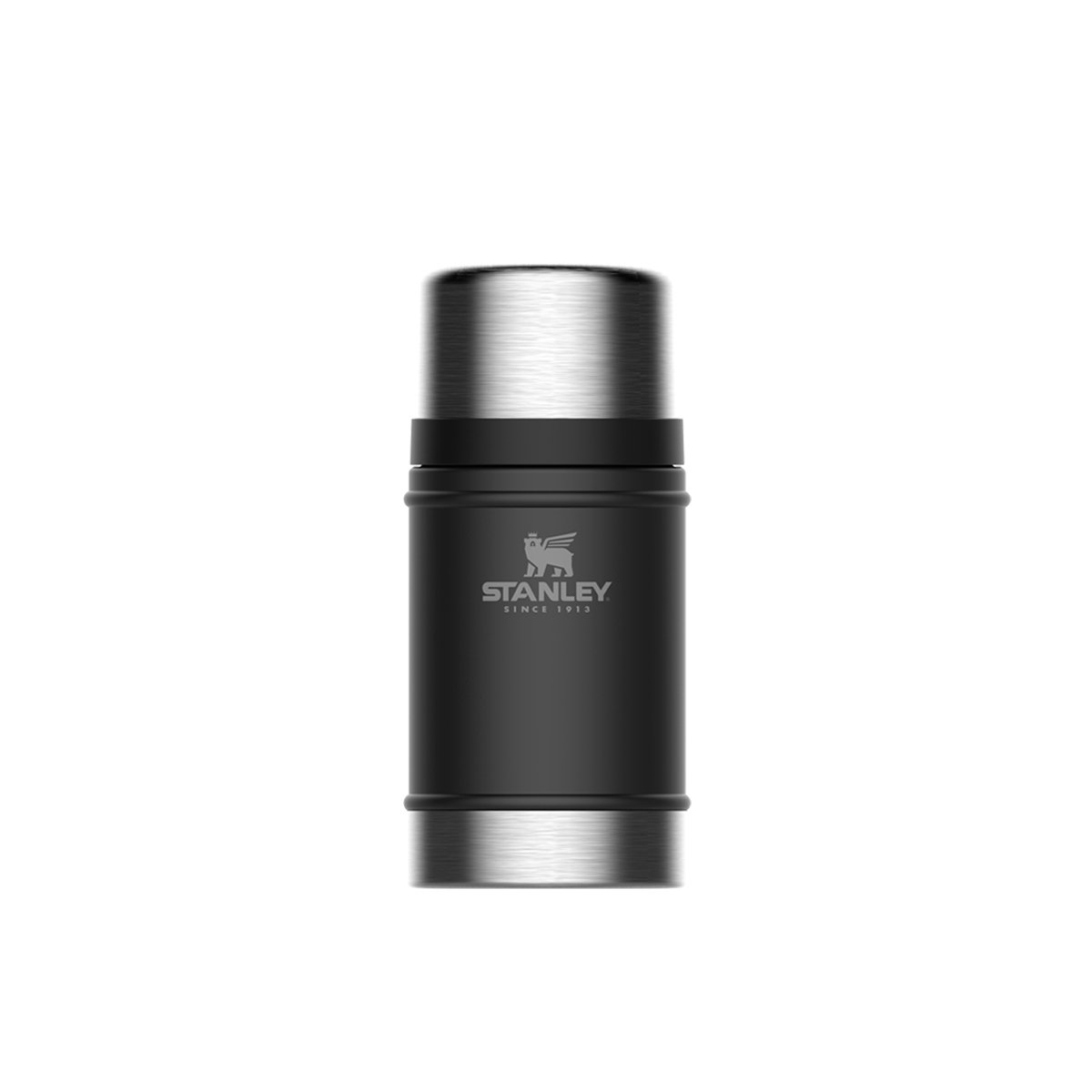 Termos obiadowy stalowy STANLEY LEGENDARY CLASSIC, czarny, 0,7L