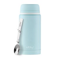 Termos obiadowy z łyżką Vialli Design Fuori 750 ml - miętowy