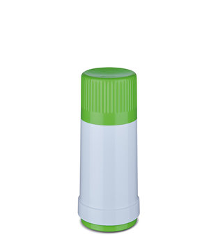 Termos szklany ROTPUNKT Grashopper, biało-zielony, 250 ml - Rotpunkt