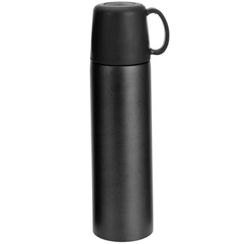 Termos turystyczny z kubkiem EXCELLENT HOUSEWARE, czarny, 500 ml - EH Excellent Houseware