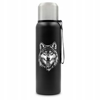 TERMOS Z GRAWEREM PREZENT NA IMIENINY URODZINY WILK 034 - 750 ml