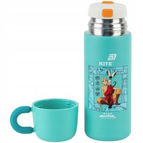 Termos Z Kubkiem Dla Dzieci Metalowy Sitko Zielony 480 Ml Aang Avatar Kite
