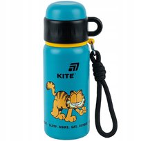 Termos z kubkiem dla dzieci z uchwytem i słomką 500 ml Garfield Kite