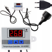 TERMOSTAT ELEKTRONICZNY REGULATOR Temperatury z wtyczką gniazdem 230V