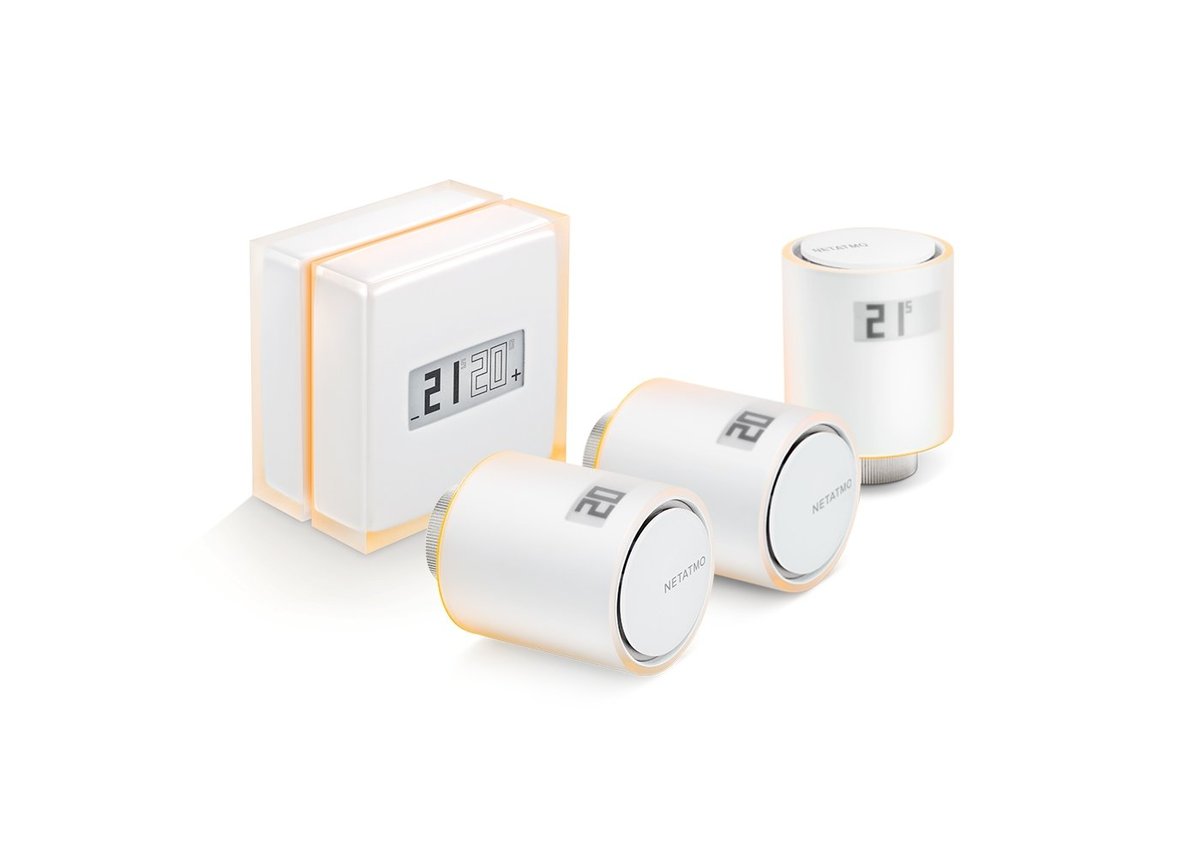 Termostat NETATMO NBU-NTH-NAV-EU z trzema zaworami-Zdjęcie-0