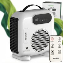 Termowentylator 2000W z pilotem grzejnik elektryczny timer panel LED finkcja wentylatora zimny nadmuch avenido AV7757w